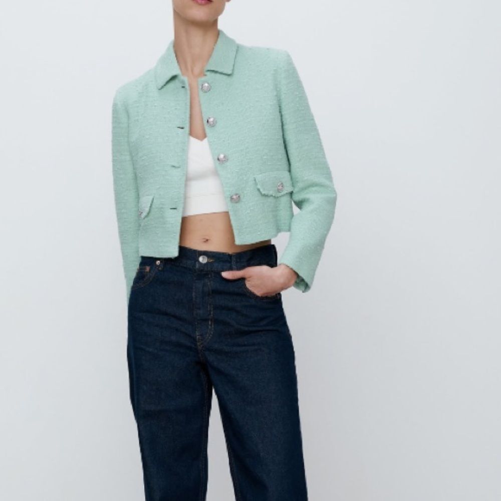 Textured weave jacket - Picture 5 of 12